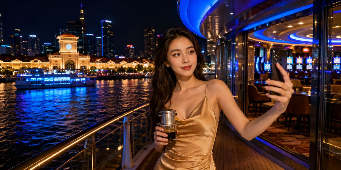 Người dùng TP.HCM trải nghiệm 308 trên điện thoại tại quán cà phê