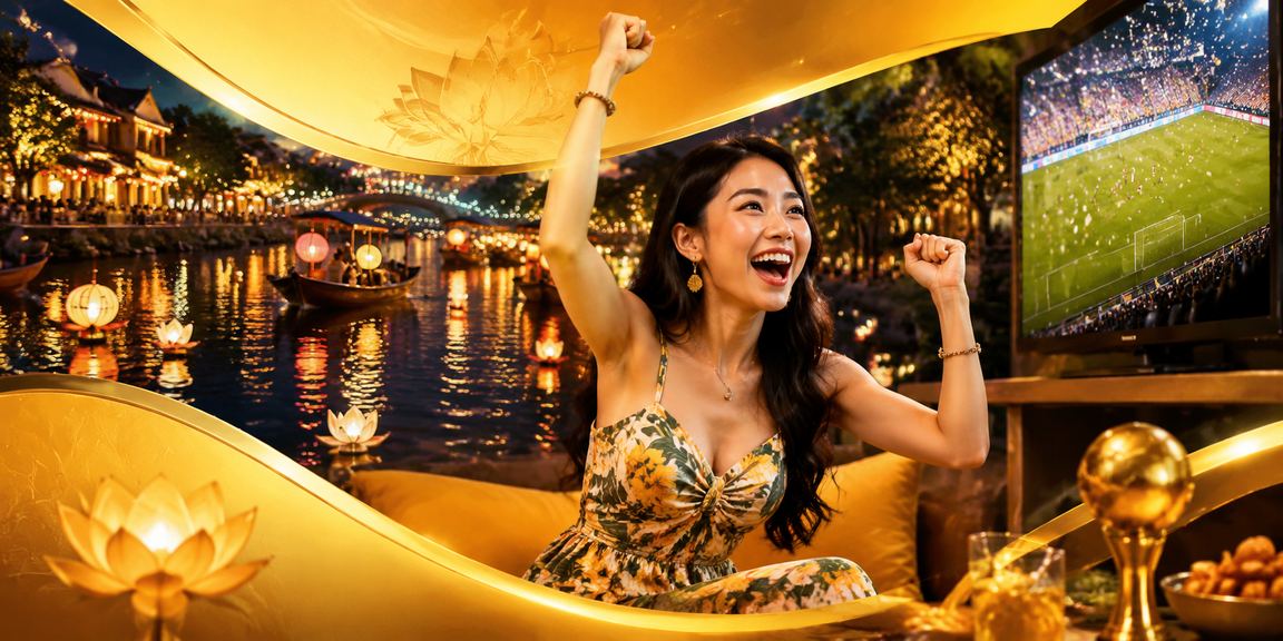 Người chơi VIP nhận thưởng tại không gian đêm Hội An lung linh